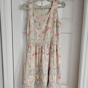 LC Lauren Conrad Lace Detail Dress